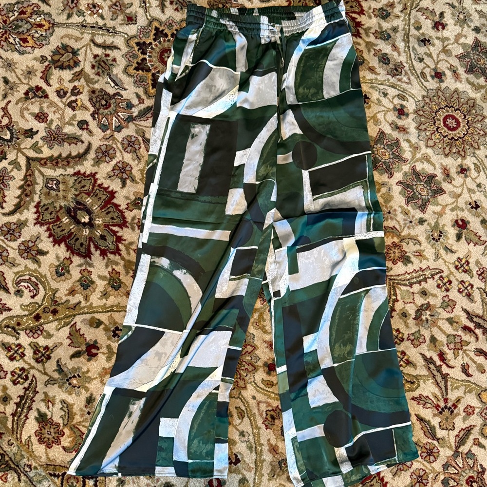 Lauren Ralph‎ Lauren Geo Silk Pants - Picture 5 of 10